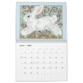 Rabbit Bunny Art Kalender Jedes Jahr Tuzi Williams (Mär 2026)