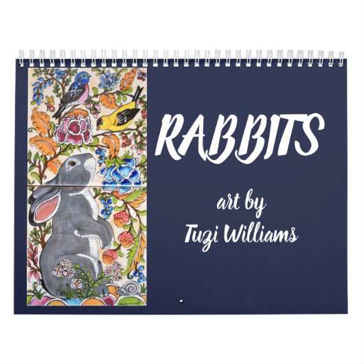 Rabbit Bunny Art Kalender Jedes Jahr Tuzi Williams (Titelbild)