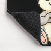 Rabbit Bunny Doing Heart With Hands Valentines Day Mousepad (Ecke)