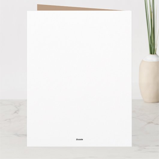 Rabbit Bunny Funny Geburtstag Karte (Rückseite)