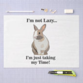 Rabbit Bunny Funny Geburtstag Seidenpapier (Handwerk)