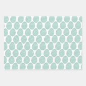 Rabbit Bunny Happy Ostereier Süße Tier Pastel Geschenkpapier Set (Vorderseite 2)