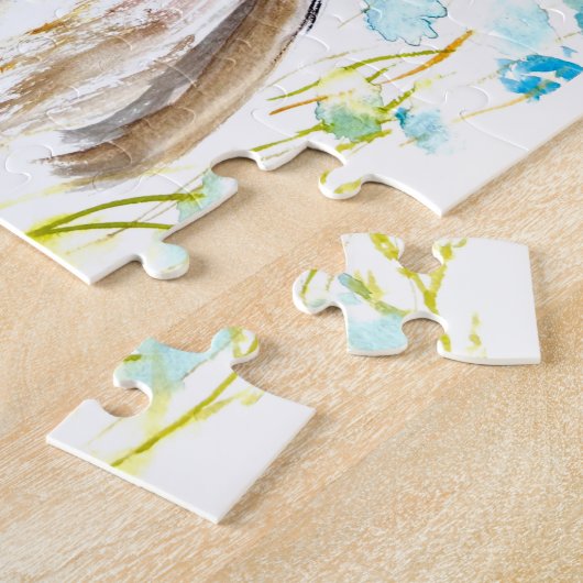 Rabbit Bunny Hare Oaster Animal Wildlife Niedlich Puzzle (Seite)