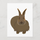 Rabbit Bunny Hare Postkarte (Vorderseite)