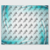 Rabbit Bunny Jack Rabbit Gift Wrap Geschenkpapier (Flach)