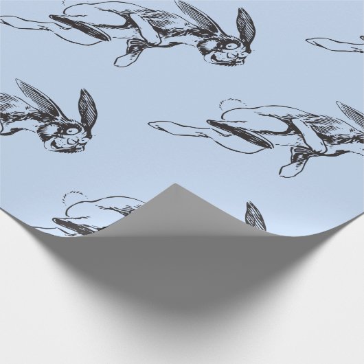 Rabbit Bunny Jack Rabbit Gift Wrap Geschenkpapier (Ecke)