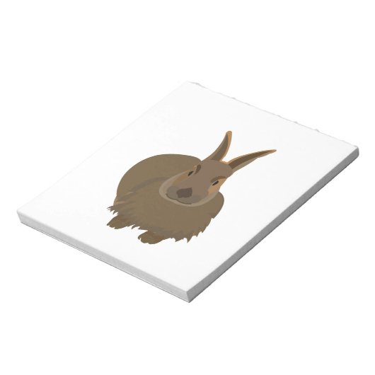 Rabbit Bunny Notizblock (Rotiert)