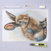 Rabbit Bunny Watercolor Seidenpapier (Handwerk)