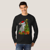 Rabbit Bunny   Xmas Holiday Santa Bunny Christmas  T-Shirt (Vorne ganz)