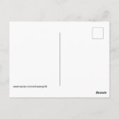 Rabbit Bunny zeichne Niedlichen Frühling Tierart Postkarte (Rückseite)