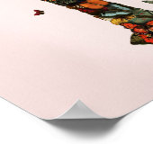 Rabbit Butterfly Dress Poster (Ecke)