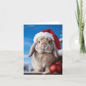 Rabbit Card für Weihnachtslieder Karte (Vorderseite)