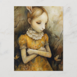 Rabbit Child Fantasy Postkarte