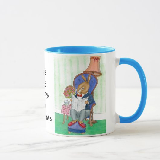 Rabbit Coffee Tasse to Personalize (Rechts)