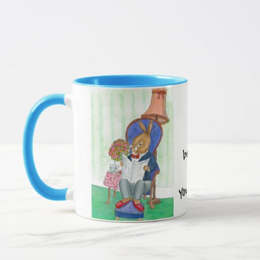 Rabbit Coffee Tasse to Personalize (Links)