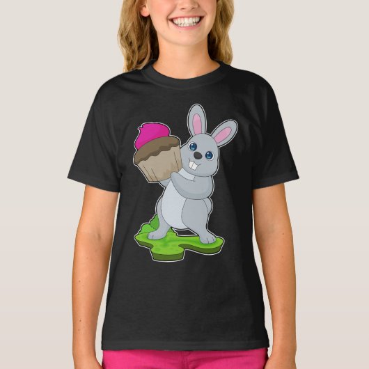 Rabbit Cupcake T-Shirt (Vorderseite)
