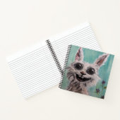 Rabbit Custom 8.5" x 8.5" SpiralNotebook Notizblock (Innenseite)