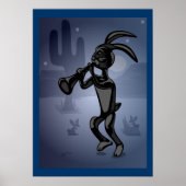 Rabbit Dance Kokopelli Poster (Vorne)