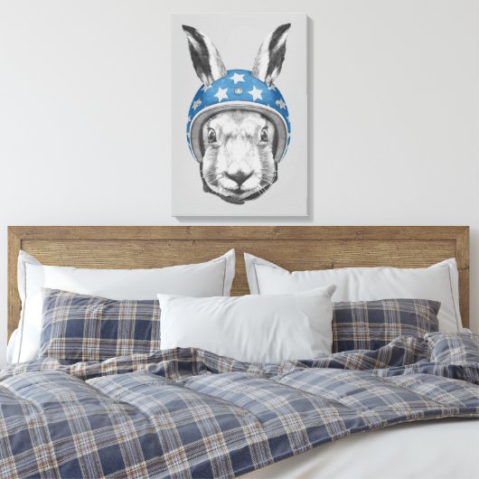 Rabbit Daredevil Leinwanddruck (Insitu (Schlafzimmer))