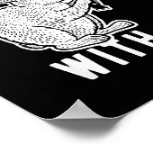 Rabbit Don't Fluff With Me  Poster (Ecke)