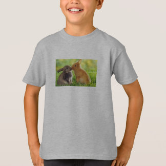 RABBIT-DRUCKTE T - SHIRT