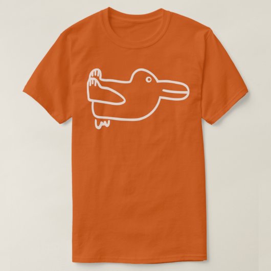 Rabbit Duck Optical Illusion T-Shirt (Design vorne)