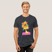 Rabbit Face Tri-Blend Shirt (Vorderseite voll)