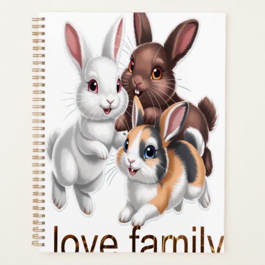 Rabbit family planer (Vorderseite)