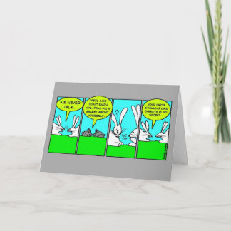 Rabbit Farts (Greeting Card) Karte