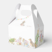 Rabbit First Geburtstag Geschenkschachtel (Rückseite)