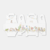 Rabbit First Geburtstag Geschenkschachtel (Ungefaltet)