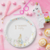 Rabbit First Geburtstag Pappteller (Party)