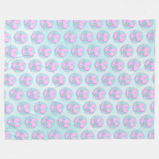 Rabbit Fleecedecke (Vorderseite (Horizontal))