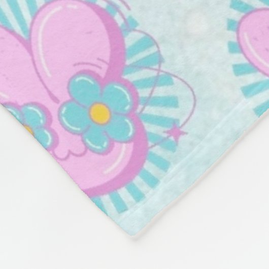 Rabbit Fleecedecke (Ecke)