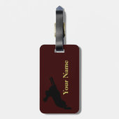 Rabbit-Gepäckmarke Gepäckanhänger (Rückseite vertikal)