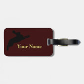 Rabbit-Gepäckmarke Gepäckanhänger (Rückseite horizontal)