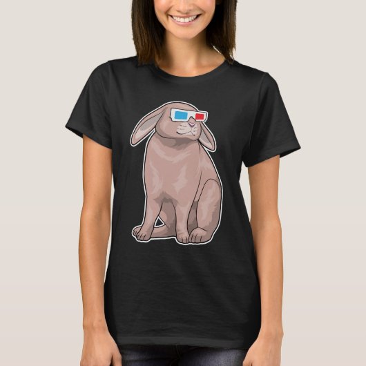 Rabbit Glasses T-Shirt (Vorderseite)