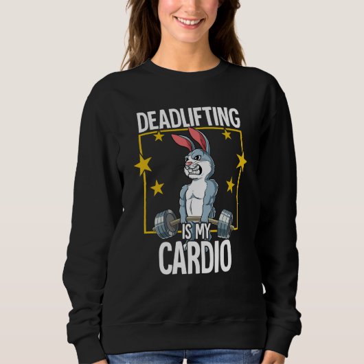 Rabbit Gym Weight Training Deadlift Sweatshirt (Vorderseite)
