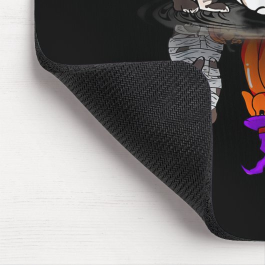 Rabbit Halloween Reflect Rabbit Halloween Mirror B Mousepad (Ecke)