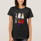 Rabbit Halloween Reflect Rabbit Halloween Mirror B T-Shirt (Vorderseite)