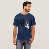 Rabbit Hands Shadows Classic T-Shirt (Vorne ganz)