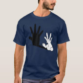Rabbit Hands Shadows Classic T-Shirt (Vorderseite)