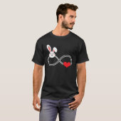 Rabbit Heart Animal Love Infinity T-Shirt (Vorne ganz)