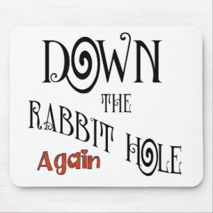 rabbit hole mousepad