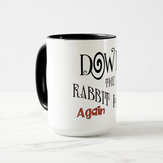 Rabbit Hole Tasse (Vorderseite Links)