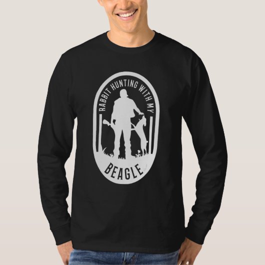 Rabbit hunting With My Beagle Jumpy Rabbits T-Shirt (Vorderseite)