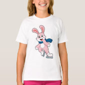 Rabbit Ice Skaten Ice Skate T-Shirt (Vorderseite)