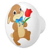 RABBIT IN LIEBE KERAMIKKNAUF (Rechts)