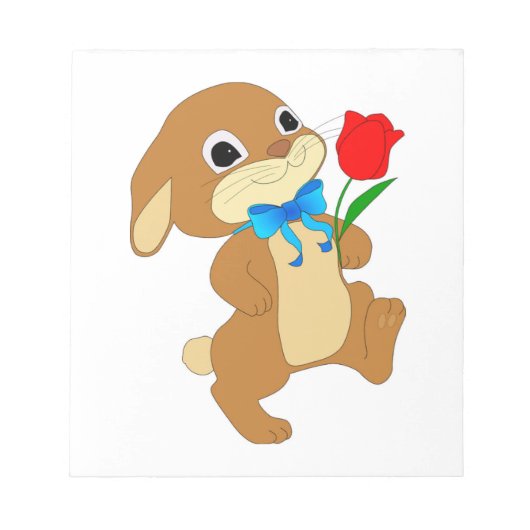 RABBIT IN LIEBE NOTIZBLOCK (Vorderseite)