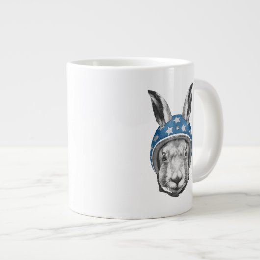 Rabbit Jumbo-Tasse (Vorderseite Rechts)